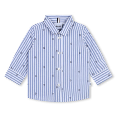 BOSS Camisa azul para bebé